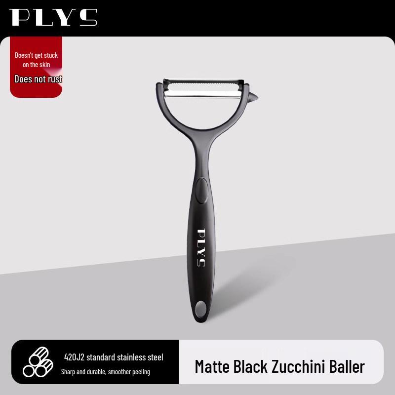 

Premium Stainless Steel Peeler: High-End Potato & Fruit Peeler with Scraper for Home Kitchen
