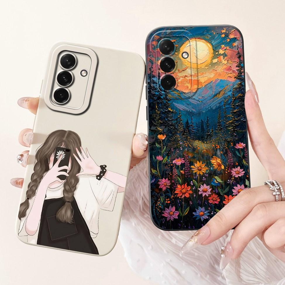 For Samsung A56 5G Case A566B Luxury Fashion Flowers Kawaii Cute Shockproof Phone Case For Samsung Galaxy A56 5G Cover SM-A5660