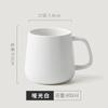 Mug with Lid and Spoon Set Coffee Mug Office Home Ceramic Belly Capacity Men's Drinking Cup Girls