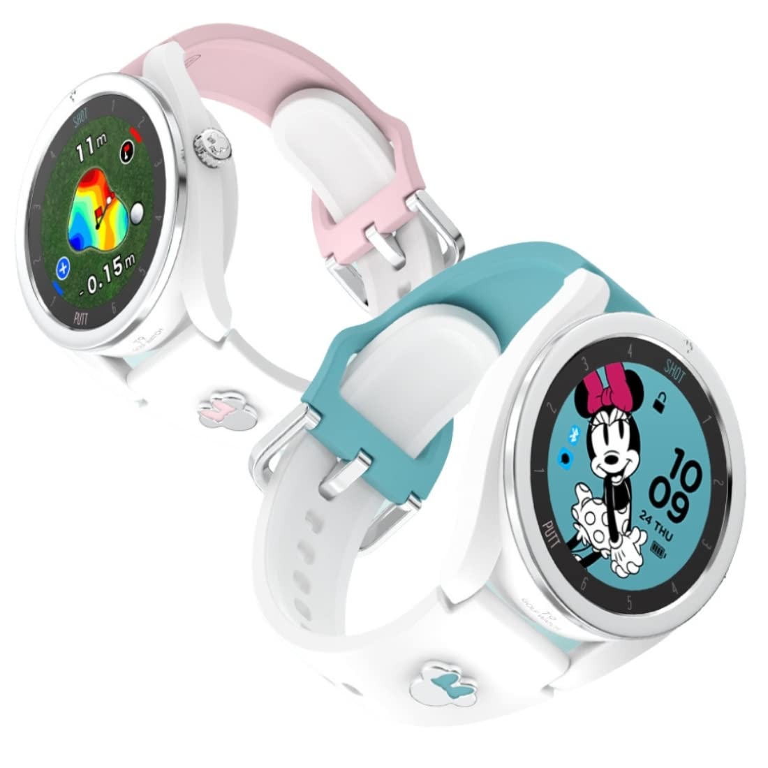 

[Голосовой Caddy] Голосовой Caddie T9 Minnie Mouse Edition GPS-навигация для гольфа в виде часов с дисплеем разницы высот и расстояния Разметка поля Три точки
