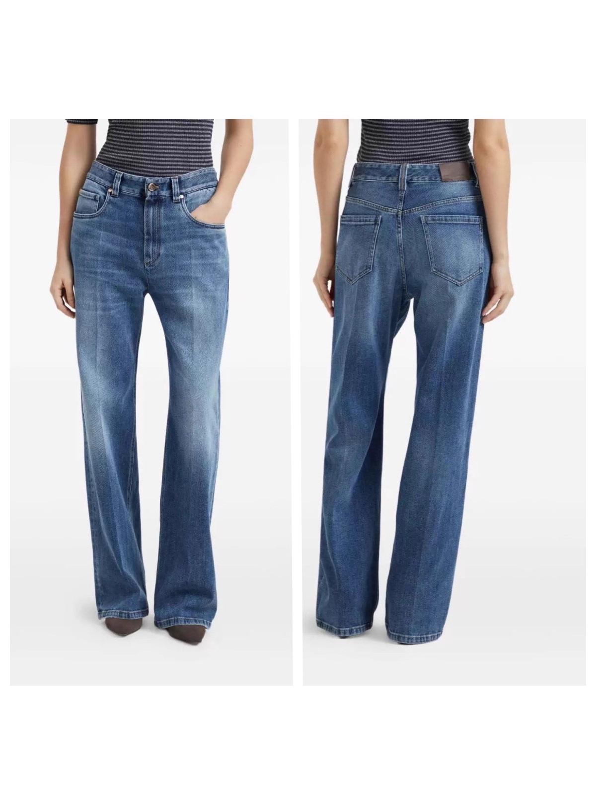 BC Women s High Waist Beaded Slimming Straight Leg Jeans - Blue, Early Spring 2026 Arrival 34/26 синий