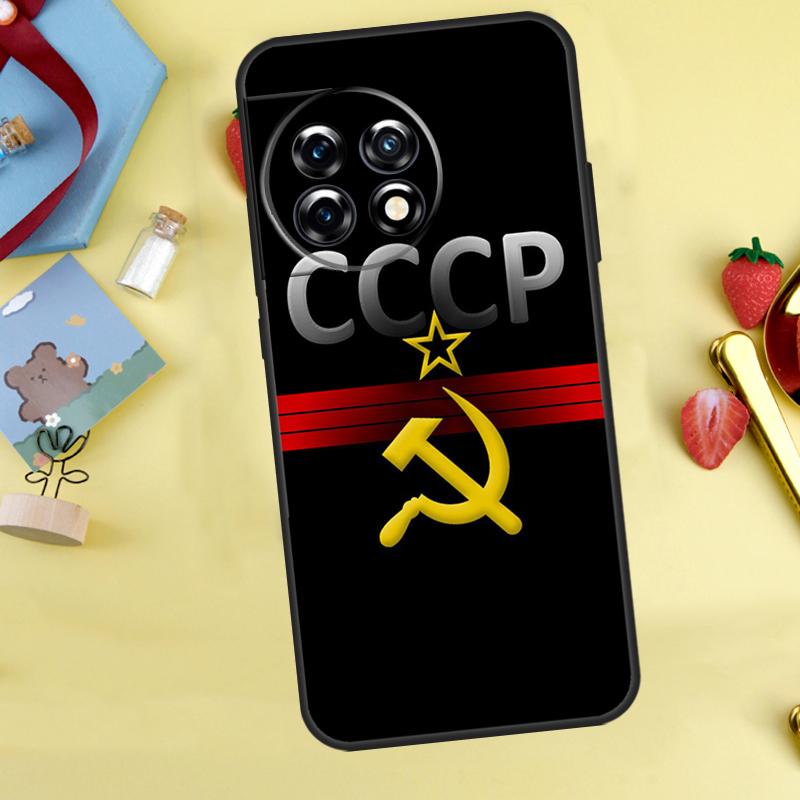 

USSR Flag Soviet Union Case For OnePlus 15 13 12 11 9 10 Pro 13T 13R 12R 10T 8T Nord 5 CE 3 4 2 Lite N20 N30 Cover OnePlus 15