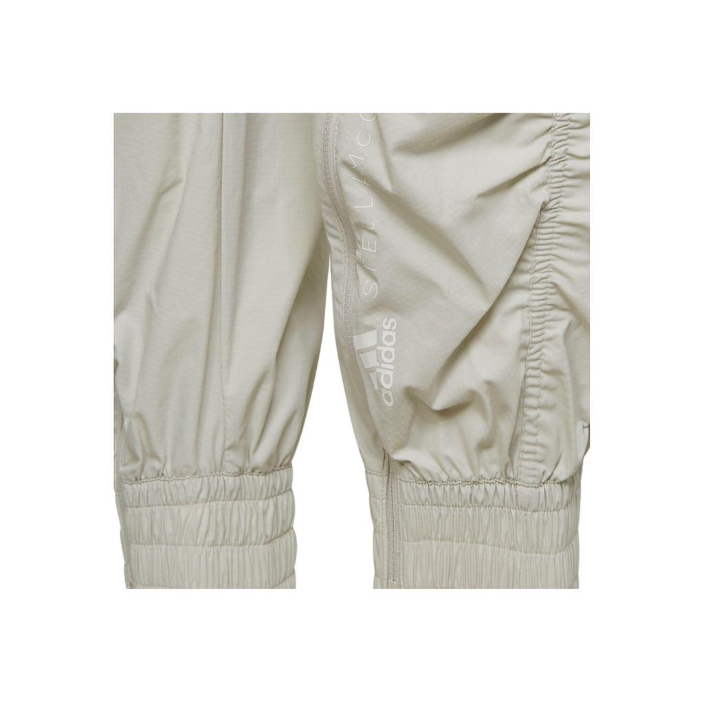 Adidas X Stella McCartney Co-Branded Logo Print Drawstring Joggers Women Bottoms Silver-Gray GQ1213