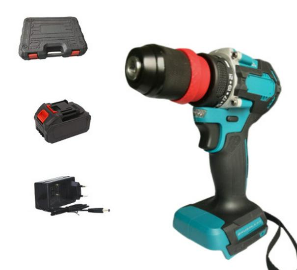 21V Detachable Brushless High-Speed Electric Drill and Screwdriver with Lithium Battery