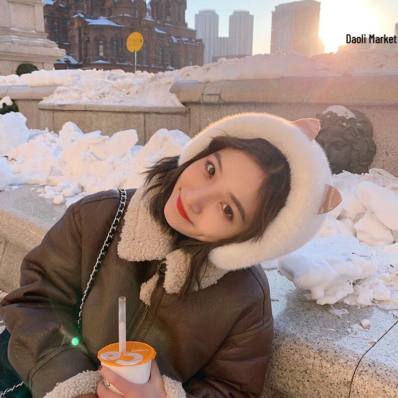 

Милые утолщенные зимние наушники One Size