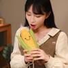 Interactive Small Dog Chew Toy - Corn, Carrot, Asparagus Plush for Teething & Learning