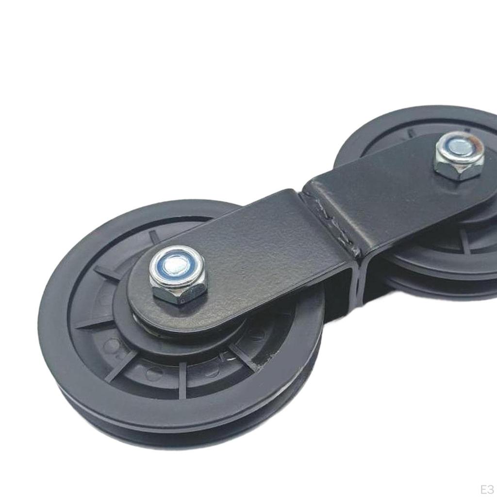 Akcesoria do podwójnego bloczka, Przyrząd do ściągania w dół, Solidny, Części zamienne do podnoszenia ciężarów, DIY Fitness