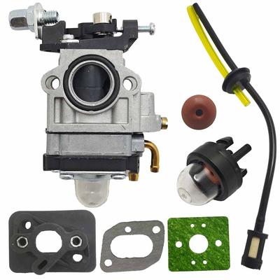 Carburetor For 43cc 52cc 40-5 BC430 CG430 CG520 1E40F-5 44F-5 Base Connector Intake Manifold Fuel Hose Motor Brush Cutter