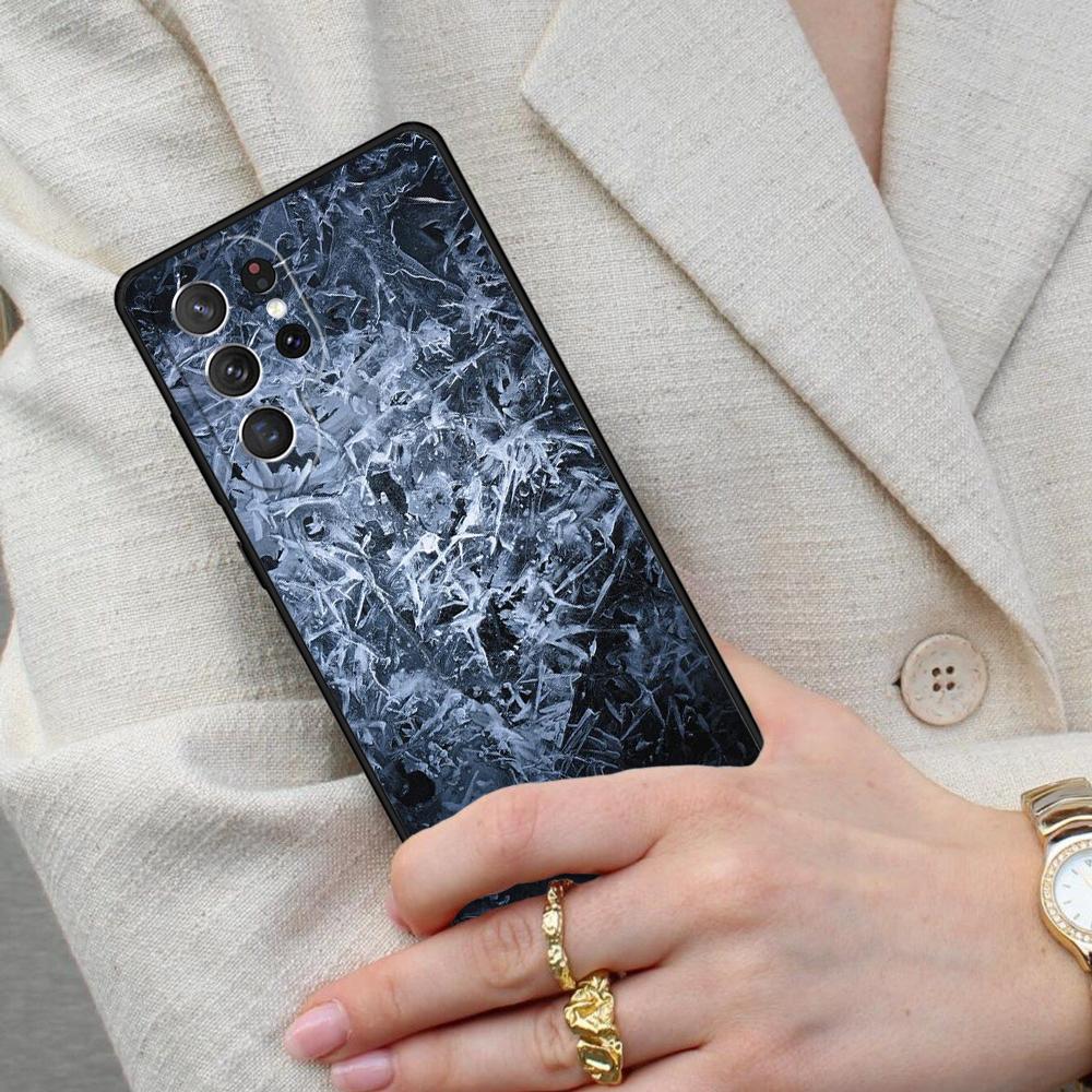 Forged Carbon SOFT Cell Phone Case for Samsung Galaxy S26 Ultra S25 S24 S23 S22 S21 S20 Note10 Cover