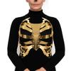 Leather Skeleton Handmade Bone Jewelry Secure Closure Design For Cosplay Event And Gothic Fashion
