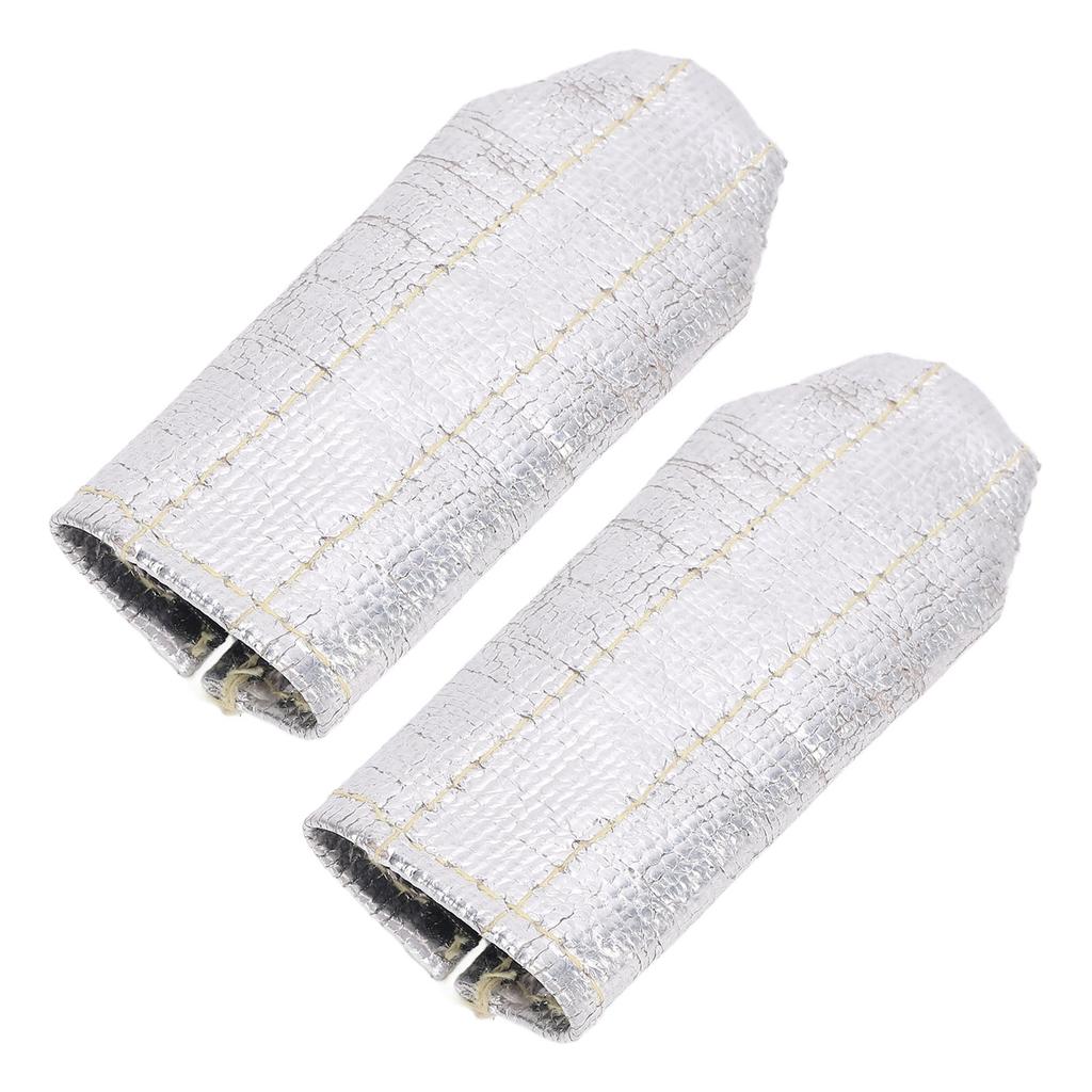 2Pcs TIG Welding Finger Heat Shield Pocket Size Aluminum Foil Unisex Welders Glove Insulation