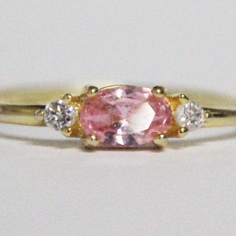 Beautifully Crafted 4 In 1 Set Of Womens Gold Plated Zircon Gemstone Rings