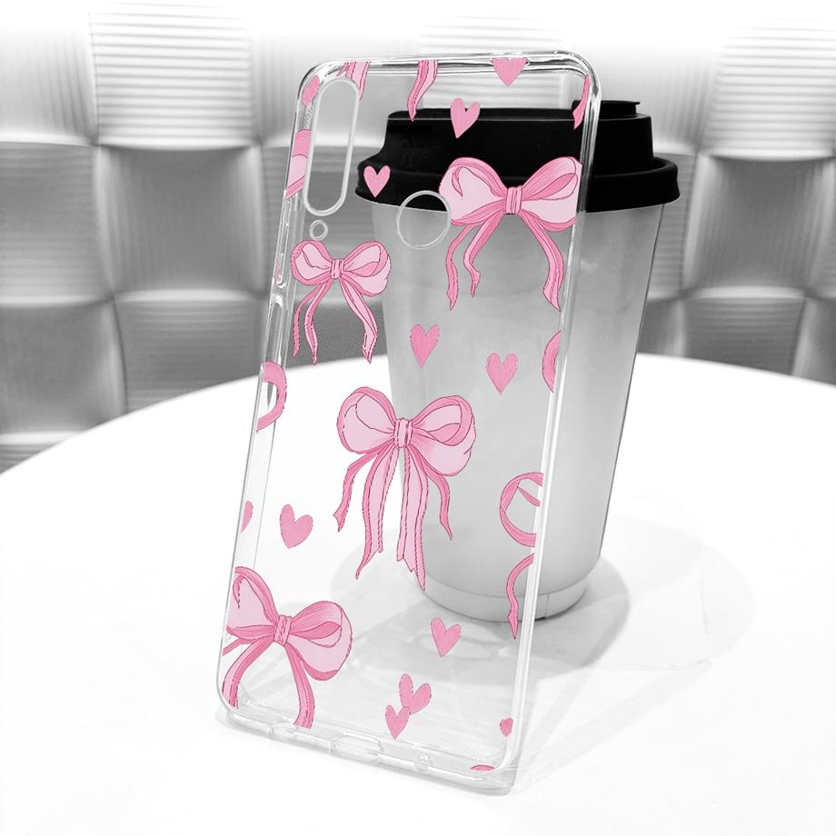 Pentru Huawei Y6P Huawei Y6 Y6s 2019 Y6 Pro Carcasă Telefon Imprimată cu Flori Fluturi Fundă Bumper Silicon Moale Transparent Fundas