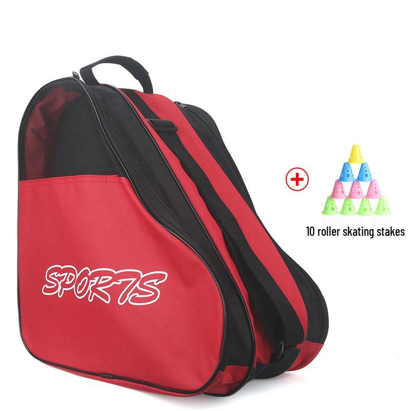 Professional Skating Bag for Kids & Adults - Inline Skates Ice Skates Storage, Breathable, Single Shoulder Design