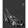 1/24 Classic Movie Car 1995 Batmobile Alloy Concept Bat Sports Car Model Metal Racing Vehicle Car Model Sound Light Kid Toy Gift