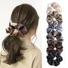 Neues französisches großes Haargummi Hohe Elastizität Haarbund für Damen High-End Scrunchie Ins