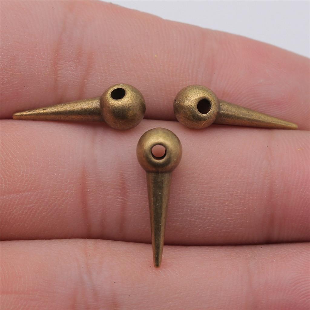 Accessories Parts Cone Shape Pendant End Beads Vintage Jewelry Supplies SA051
