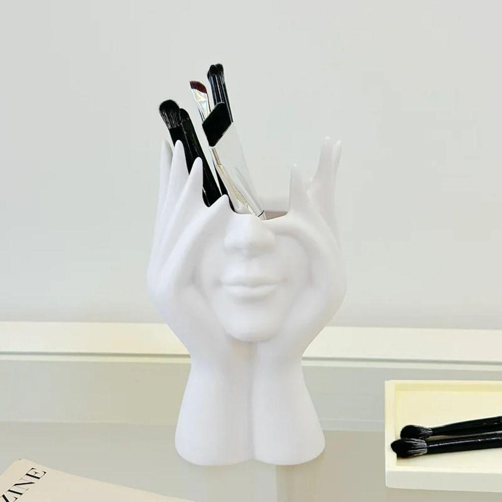 Styling Design Office Desk Pen Holder Multi Functional Decorative Vase Holder  Office Organizer