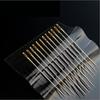 36/12Pcs Side Hole Blind Sewing Needles Stainless Steel Elderly Self Threading Needles Household DIY Beading Threading Needle