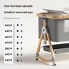 Adjustable Foldable Portable Baby Crib - Newborn Cradle Bed with Splicing Feature