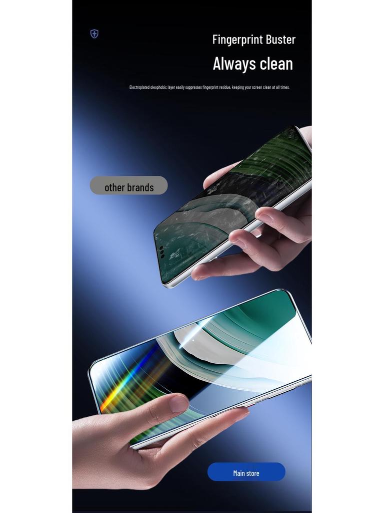 Vivo X200PRO/X100PRO/Y300PRO Böjt HD Härdat Glas Skärmskydd med Dammfri Applicering