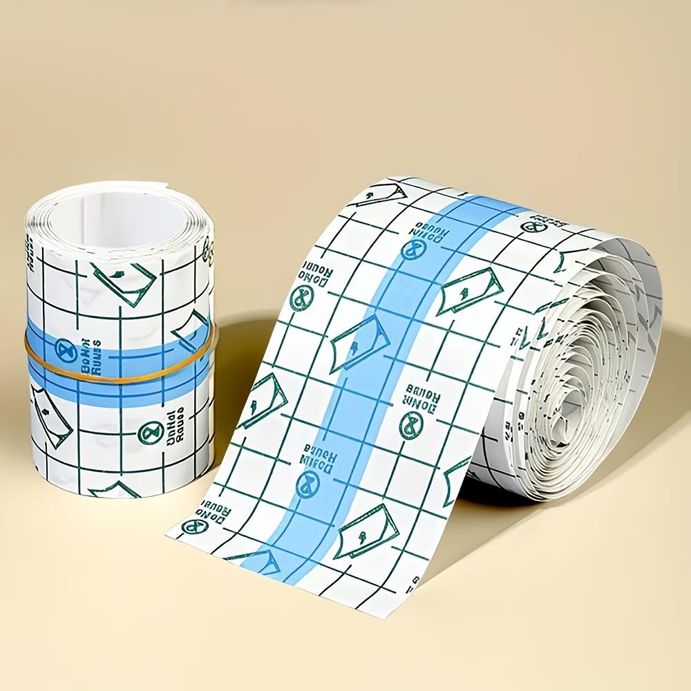 1/2pcs Roll of Transparent Self-Adhesive Wrap Tape – Anti-Friction Band for Fingers & Toes, Protection