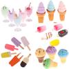 5pcs Miniature Dollhouse Adorable Resin Milkshake Juice Candy Sugar ice Cream Pretend Enjoy Food designed for Pretend Enjoy Kitchen Decor Playthings