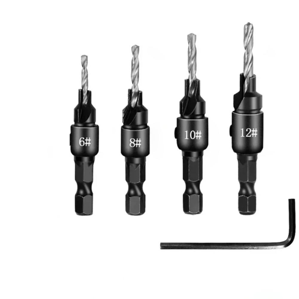 

Универсальный набор столярных сверл для сверления направляющих отверстий, ручной инструмент, новый набор сверл для шурупов 1