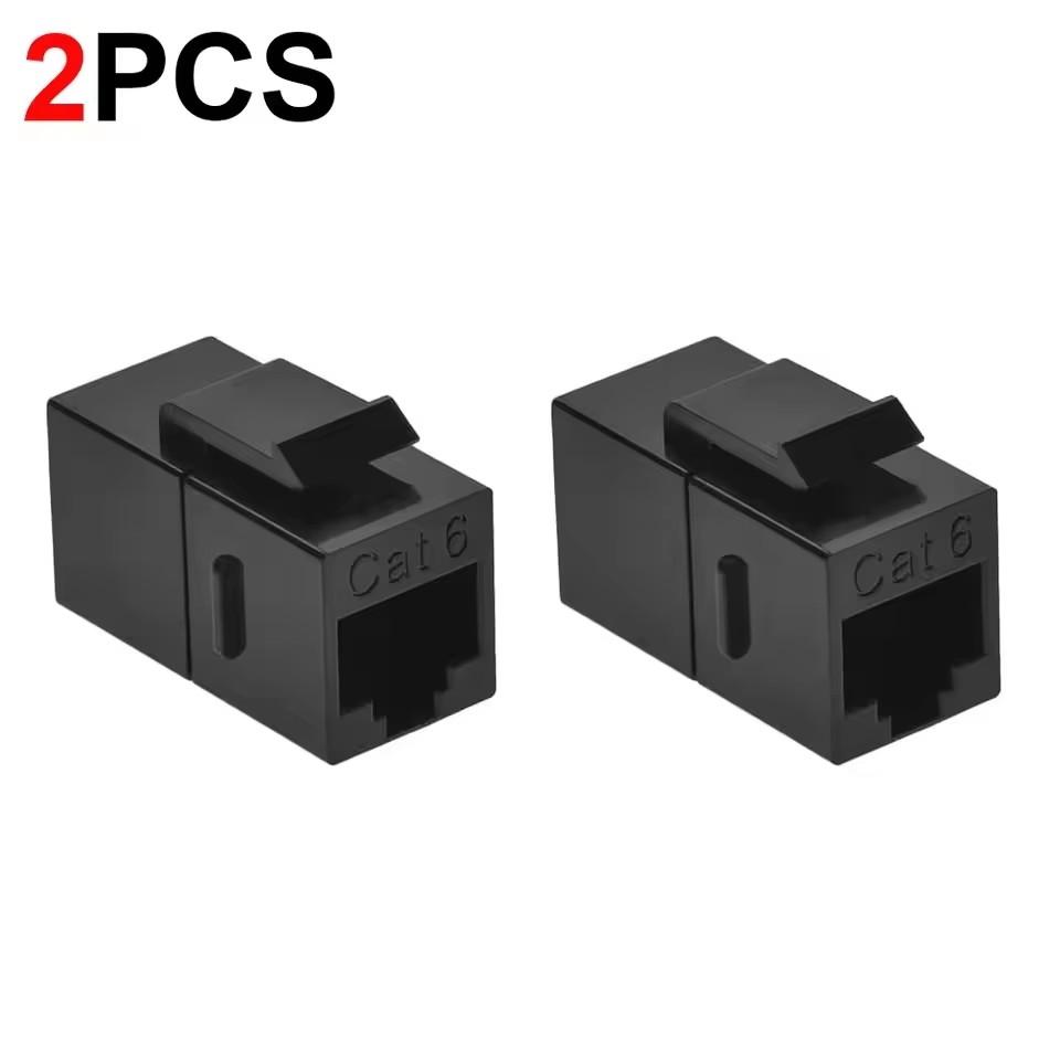 2-10 шт. Разъем RJ45 Удлинитель Сетевого Кабеля Ethernet Cat 6 Адаптер Keystone RJ45 Female-Female Вставка Соединитель Keystone CAT6