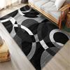 Red Brown Geometric Area Rug Modern Abstract Carpet For Living Room Bedroom Dining Office Large Floor Mat Home Decor
