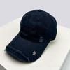 Korean Retro Rivet Star Embroidered Letters Baseball Hats Sunshade Personal New Men Women Versatile Fashion Peaked Caps Broken