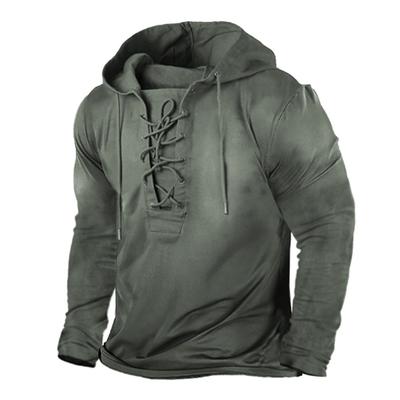Men Hoodie Washed Warm Soft Casual Spring T-shirt Male Clothes