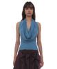 PARTIMENTO WOMEN Pwc Cowl Halterneck Top_9 Colors (Type A)