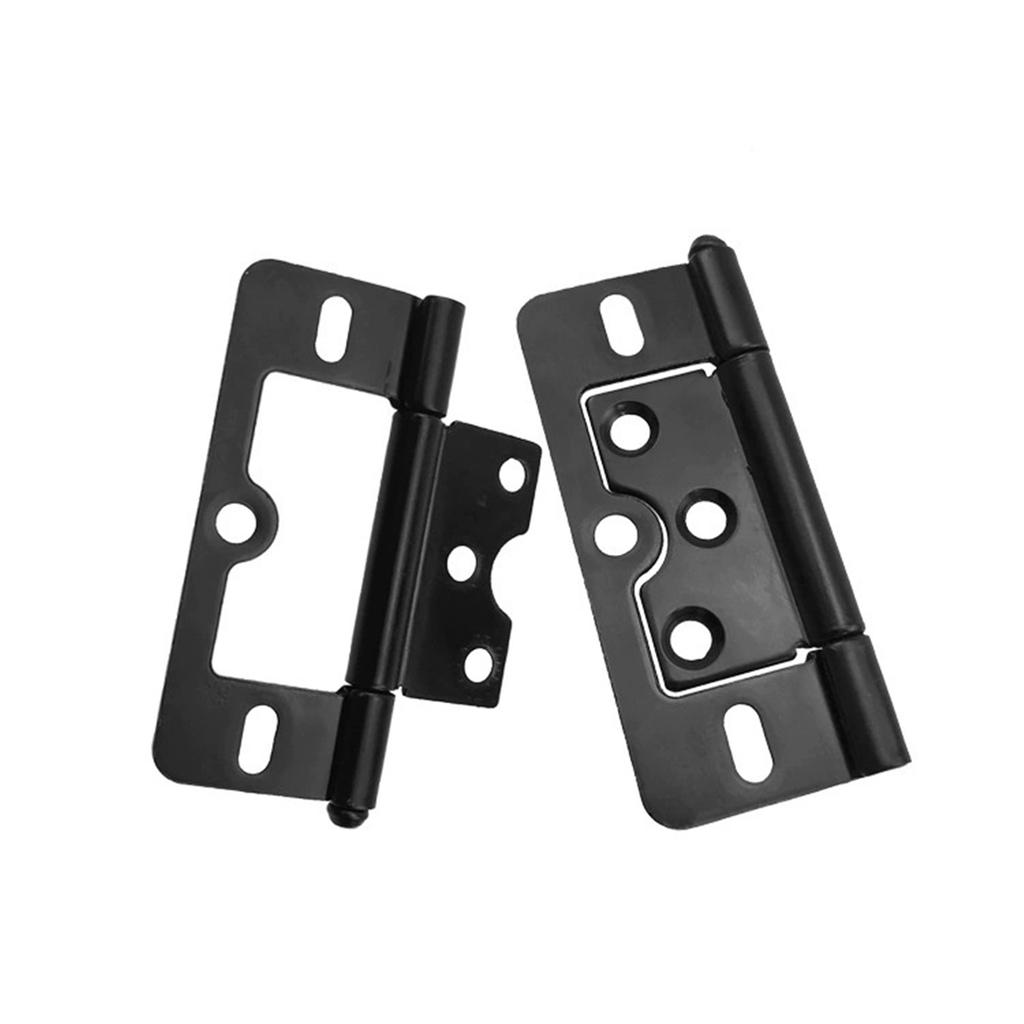 10Pieces Door Hinges Without Mortise Silents Operations Convenient for Cabinetry Furniture and Wardrobe Door Daily Use