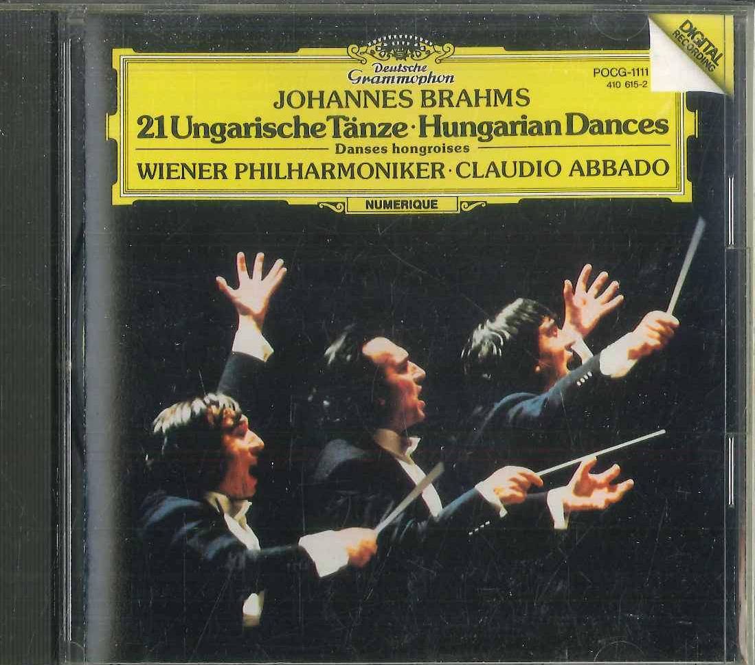 

CD CLAUDIO ABBADO - Brahms: Hungarian Dance Collection POCG1111 POLYDOR Japan Classical Used