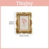 Vintage Resin Photo Frame With Gold Embossed Rose Pattern For Christmas And Anniversary Gifts