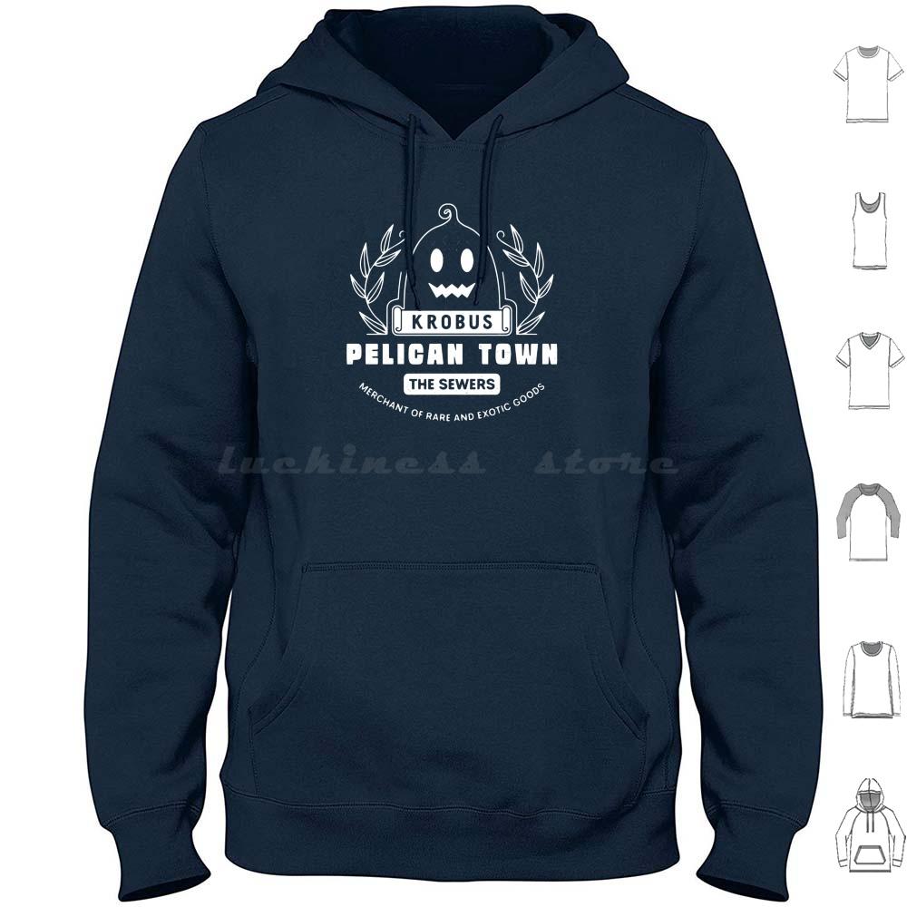 Krobus Merchant Hoodie Cotton Long Sleeve Junimo Junimos Stardew Valley Valley Game Gaming Gamer Video Game Video Games