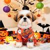 Cartoon Halloween Dog Jumpsuit Soft Ghost Pumpkin Dog Sleepwear  Indoor Casual Wear