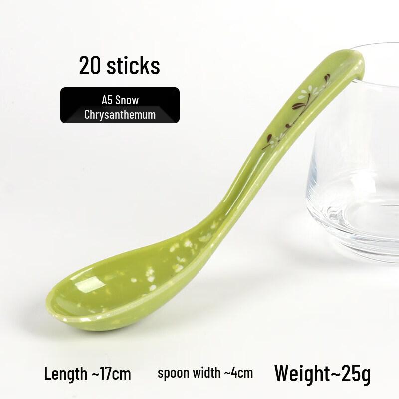 Qiwei Commercial Melamine Long-Handled Soup Spoon