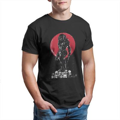 Yautja Hunter Sumi-e Predator Horror Moive Tričko Bavlna Oversized Ofertas Unisex oblečení Grafické Unisex tričko Harajuku Streetwear