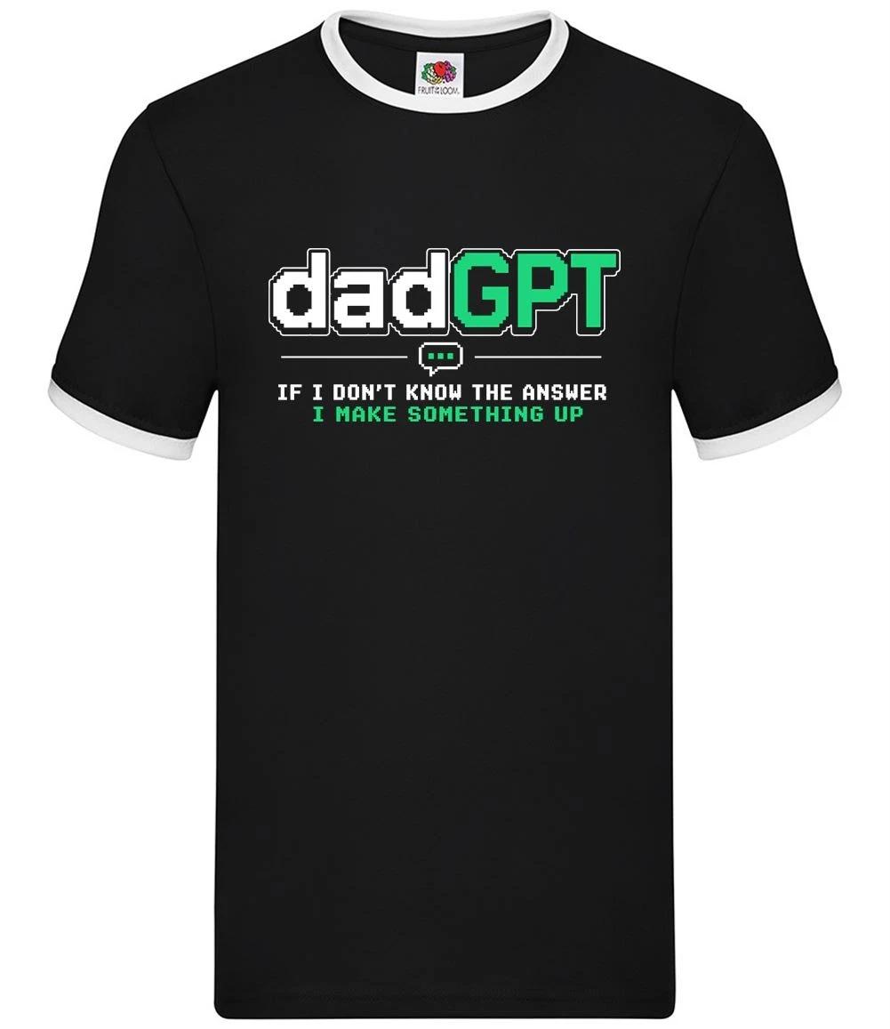 Dad GPT Funny Fathers Day - Mens Ringer - Father Daddy Love funny Grandad L