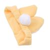 Fashion Wash Hair Band for Women Girls Hair Ball Stereo Rabbit Ears Hair Band Plush Wash Headband
