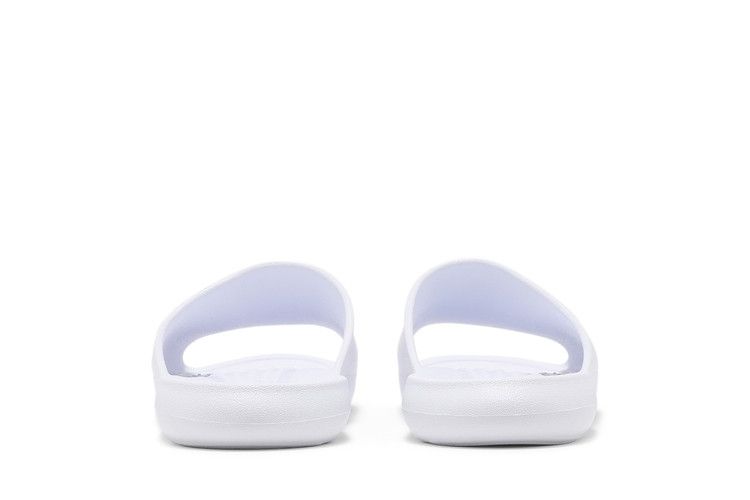 Nike Victori One Shower Slide White Polka Dot Swoosh