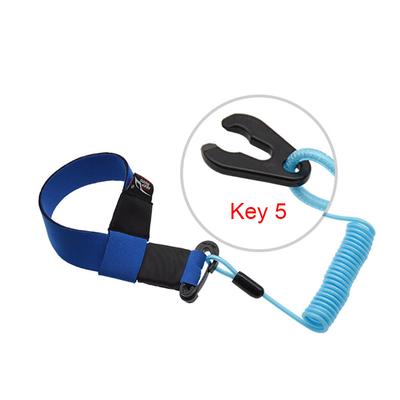 Boat Motor Kill Stop Switch Key Rope Adjustable Jet Ski Safety Lanyard Boat Motor Safety Tether Lanyard for YAMAHA Jet Ski