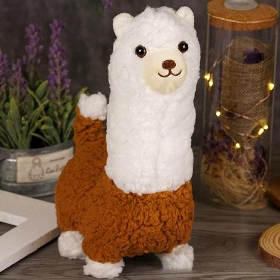 Interactive Robotic Alpaca Lifelike Walking Sounding Stuffed Animal Realistic Alpaca Plush