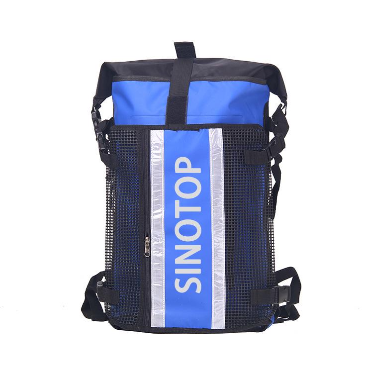Multifunctional Waterproof Backpack for Outdoor Swimming, Rafting, and Hiking - Dry and Wet Separation Design.