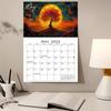 2026 Livets Tre Kalender, Mystisk Design Høytidselementer Kalender, Med Spiral Kalender
