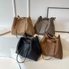 High Quality Large Capacity Bucket Bag Woman New Fashion Texture Hand Bill Shoulder Bag Everything Work Commute Armpit Tote Purses