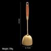 316 Stainless Steel Rosewood Kitchen Utensil Set: Thickened Slotted Spoon, Soup Spoon, Stir-Fry Spatula