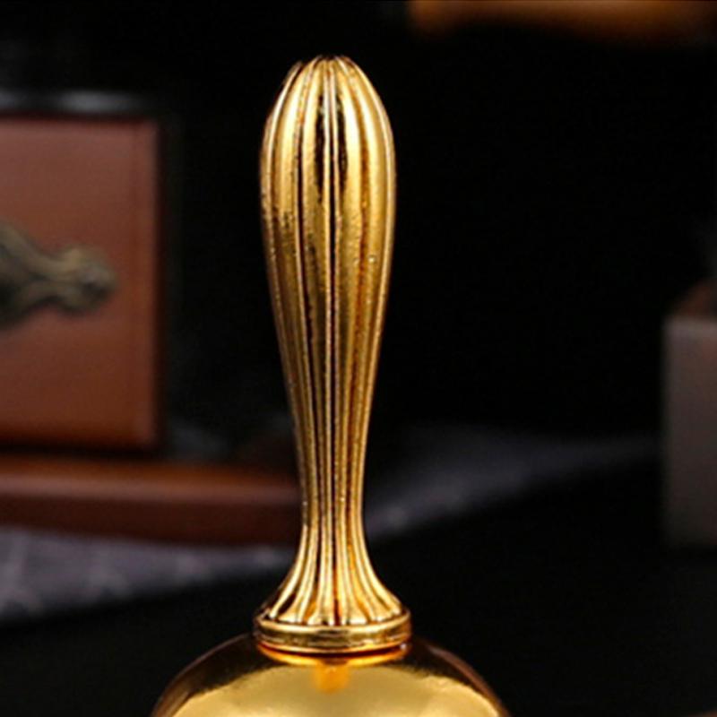 Europäischer Stil Pfauen-Glocken Metall-Handglocken für Senioren Kleinkinder Erwachsene Kinder Rufglocke Handglocke für Bar Hotel